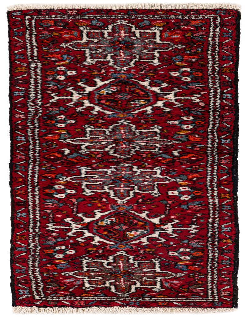 Primary image  2' 2 x 5' 5  Hand Knotted Heriz Wool Runner Rug