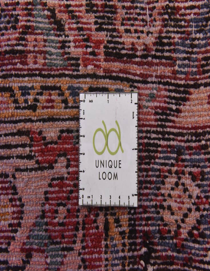 Detail image of 5' 5 x 10' 6 Hand Knotted Hossainabad Persian Wool Runner Rug