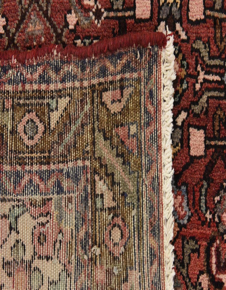 Detail image of  3' 8 x 11'  Hand Knotted Hossainabad Persian Wool Runner Rug