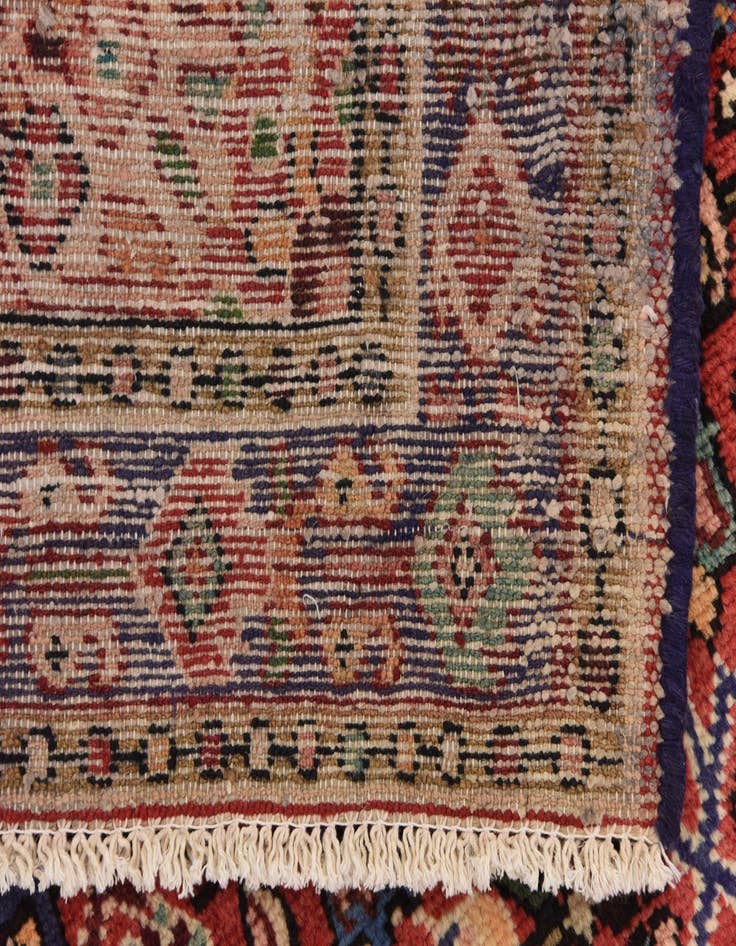 Detail image of  3' 8 x 10' 4  Hand Knotted Hossainabad Persian Wool Runner Rug
