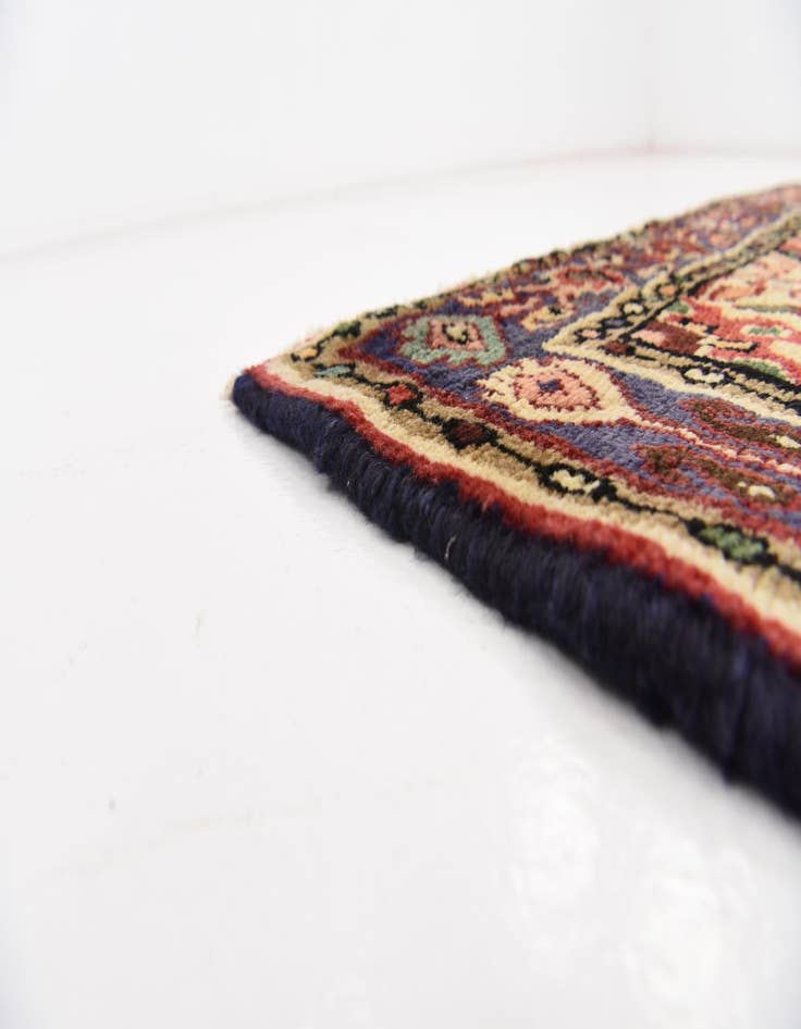 Detail image of  3' 8 x 10' 4  Hand Knotted Hossainabad Persian Wool Runner Rug