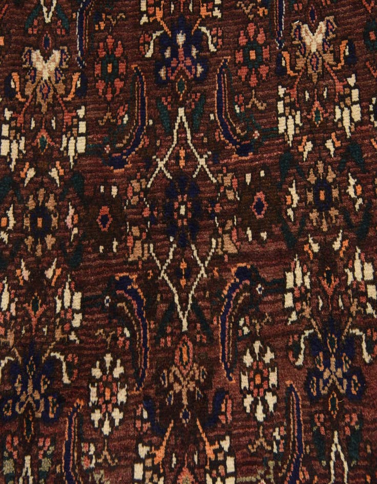 Detail image of  3' 8 x 10' 3  Hand Knotted Hossainabad Persian Wool Runner Rug