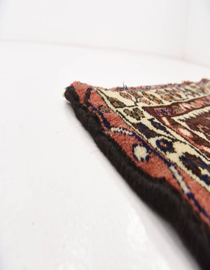 Detail image of  3' 8 x 10' 3  Hand Knotted Hossainabad Persian Wool Runner Rug