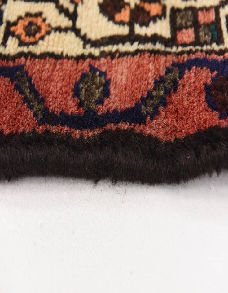 Detail image of  3' 8 x 10' 3  Hand Knotted Hossainabad Persian Wool Runner Rug