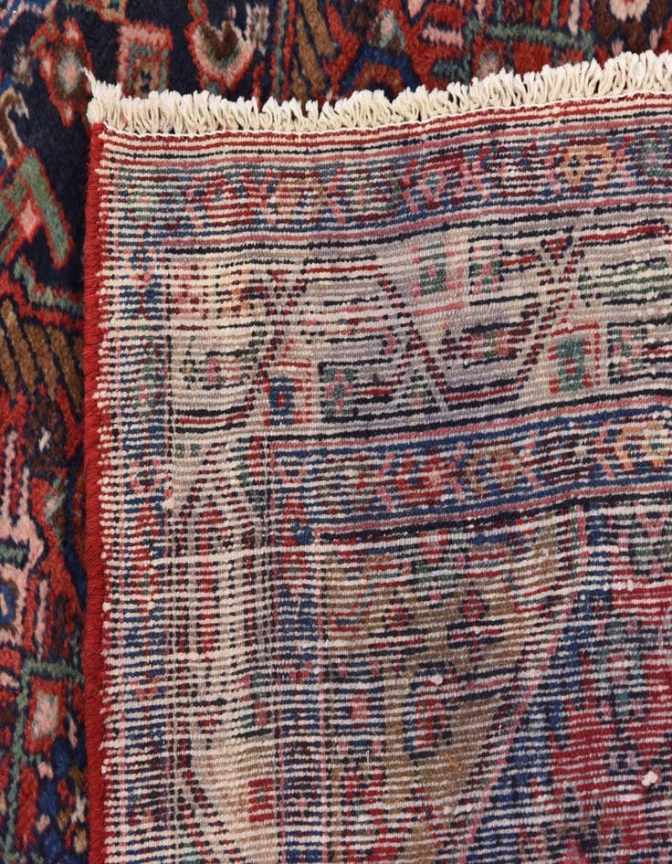 Detail image of  3' 6 x 10' 7  Hand Knotted Hossainabad Persian Wool Runner Rug