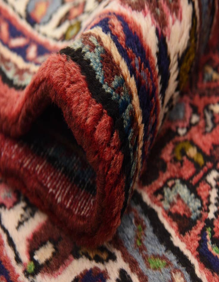 Detail image of 3' 7 x 9' 8 Hand Knotted Hossainabad Persian Wool Runner Rug