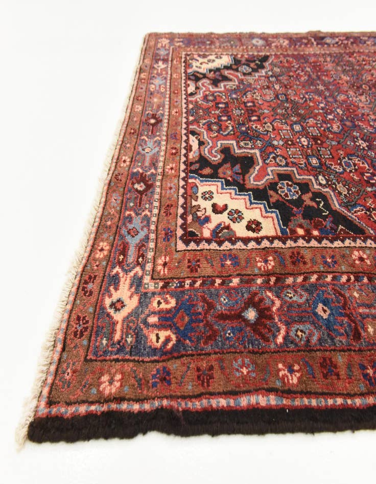 Detail image of  5' 6 x 11' 1  Hand Knotted Hossainabad Persian Wool Runner Rug