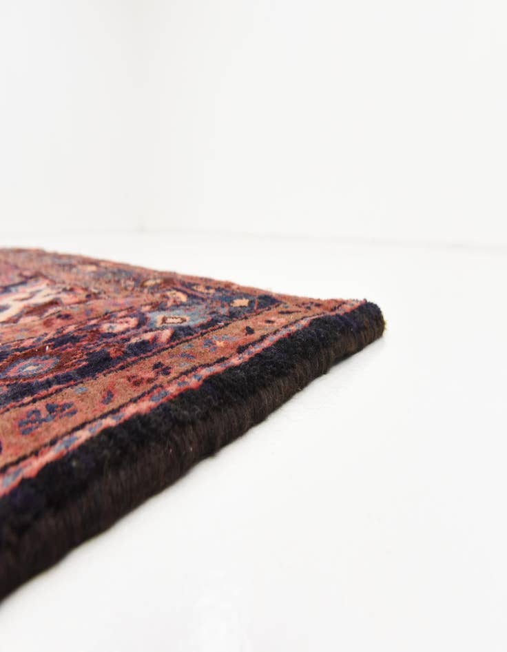 Detail image of  5' 6 x 11' 1  Hand Knotted Hossainabad Persian Wool Runner Rug