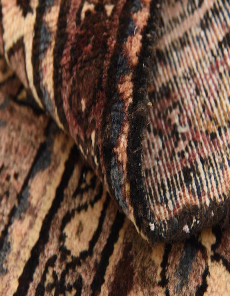 Detail image of  3' 8 x 11' 4  Hand Knotted Hossainabad Persian Wool Runner Rug