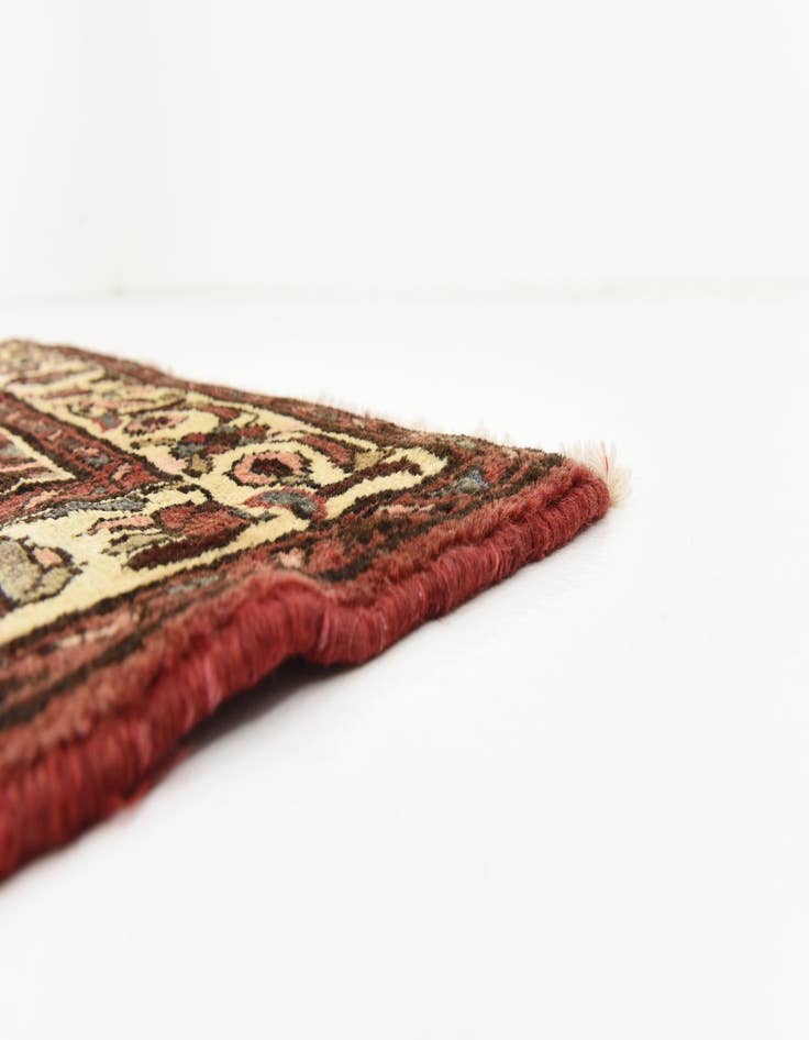 Detail image of  3' 7 x 10' 7  Hand Knotted Hossainabad Persian Wool Runner Rug