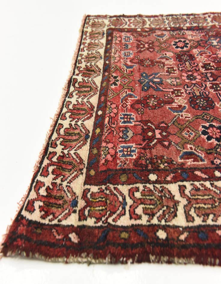 Detail image of  3' 8 x 10' 6  Hand Knotted Hossainabad Persian Wool Runner Rug