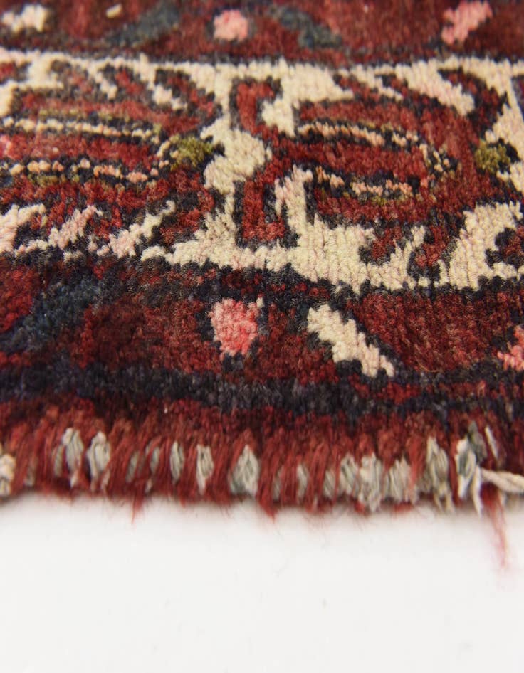 Detail image of  3' 8 x 10' 6  Hand Knotted Hossainabad Persian Wool Runner Rug