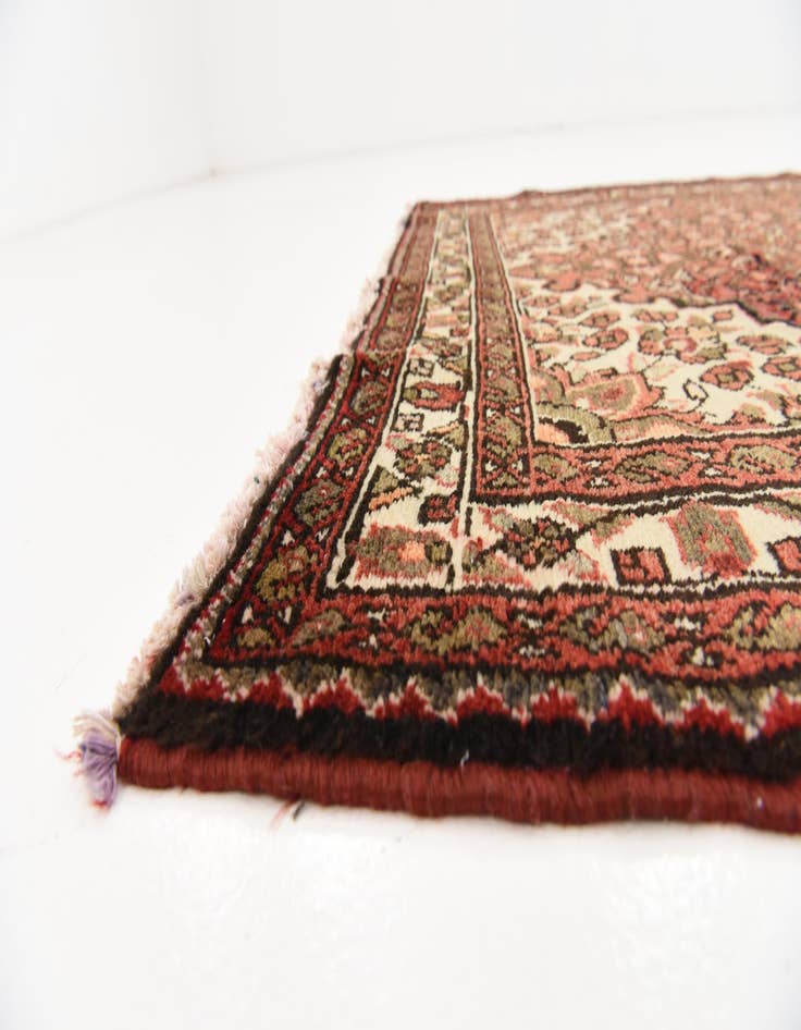 Detail image of  3' 7 x 10' 7  Hand Knotted Hossainabad Persian Wool Runner Rug