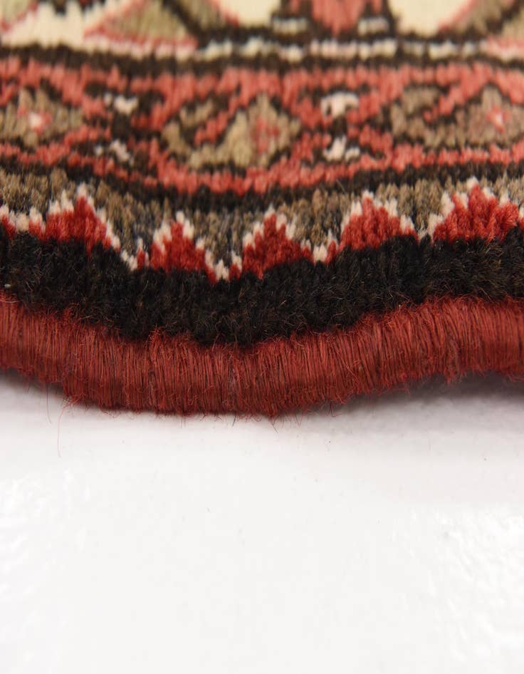 Detail image of  3' 7 x 10' 7  Hand Knotted Hossainabad Persian Wool Runner Rug