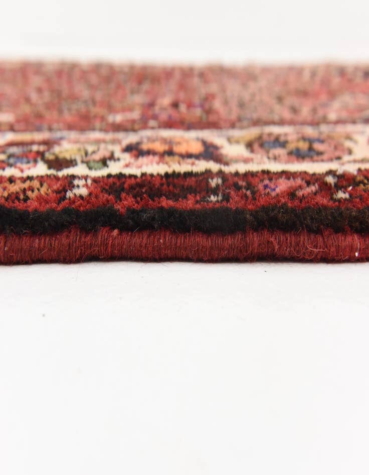 Detail image of  4' x 9' 6  Hand Knotted Hossainabad Persian Wool Runner Rug