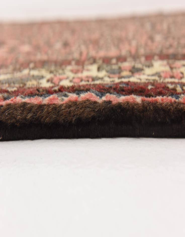 Detail image of  3' 10 x 10'  Hand Knotted Hossainabad Persian Wool Runner Rug