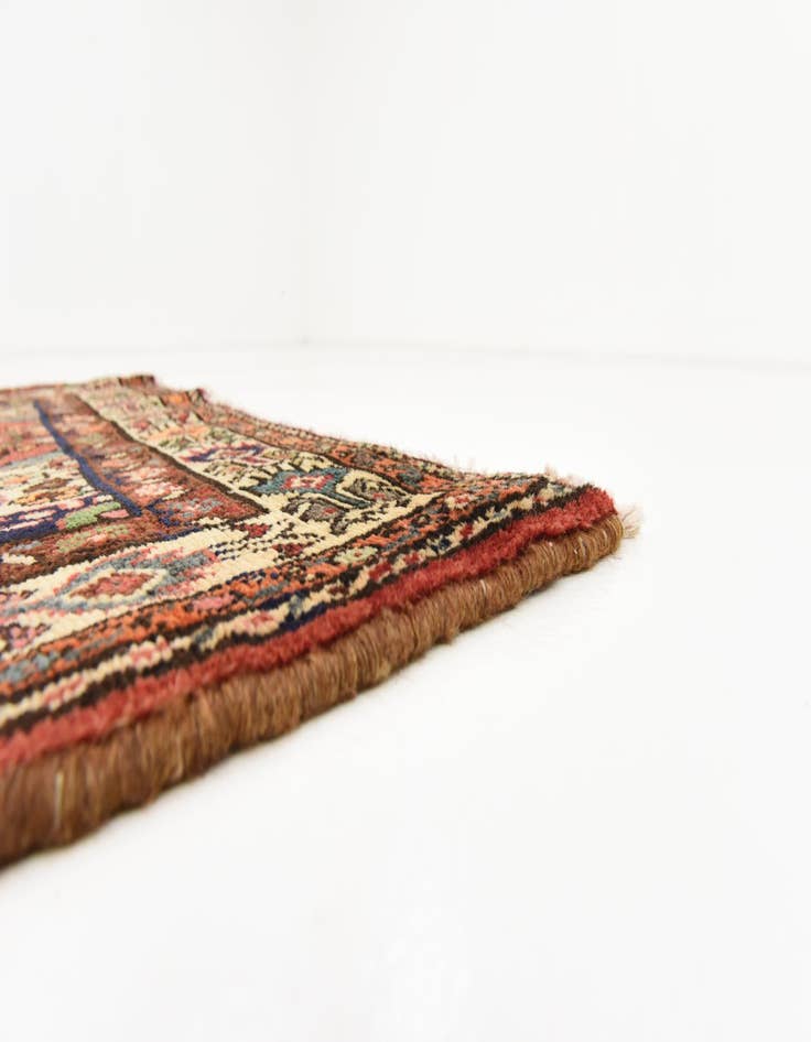 Detail image of  3' 10 x 9' 6  Hand Knotted Hossainabad Persian Wool Runner Rug