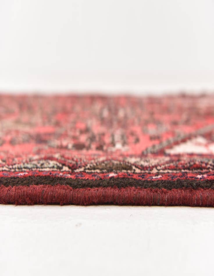 Detail image of  3' 6 x 9' 9  Hand Knotted Hossainabad Persian Wool Runner Rug