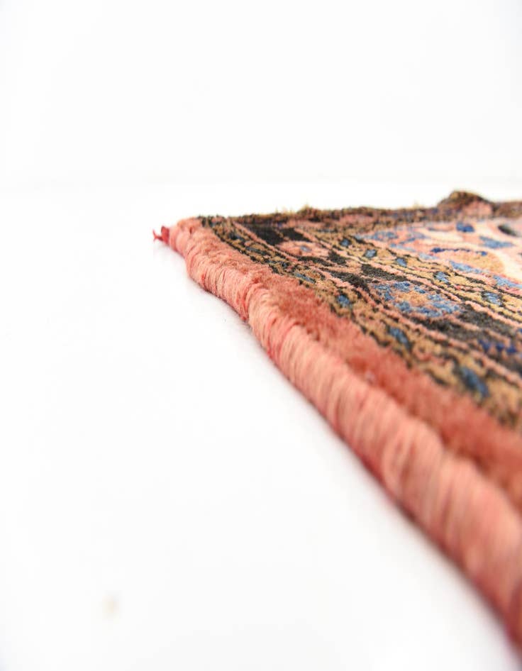 Detail image of  3' 10 x 10'  Hand Knotted Hossainabad Persian Wool Runner Rug