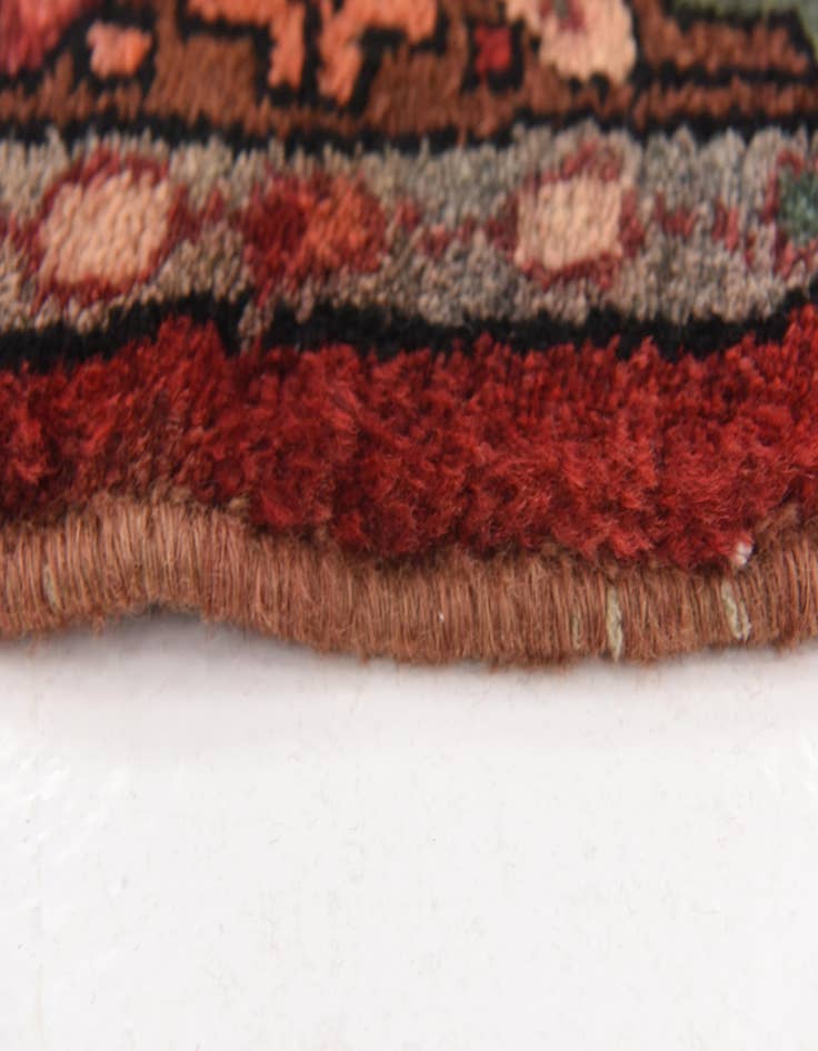 Detail image of  3' 7 x 10' 5  Hand Knotted Hossainabad Persian Wool Runner Rug