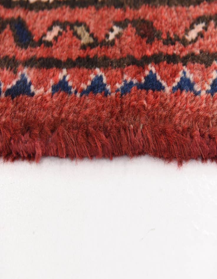 Detail image of  3' 10 x 10' 3  Hand Knotted Hossainabad Persian Wool Runner Rug