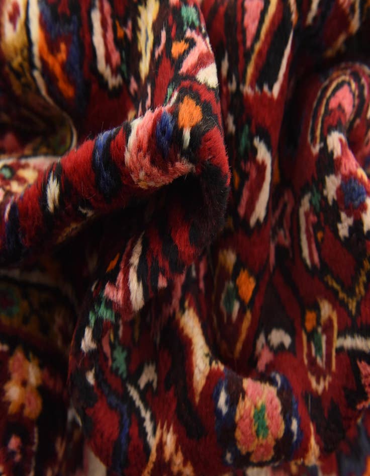 Detail image of  3' 8 x 9' 5  Hand Knotted Hossainabad Persian Wool Runner Rug