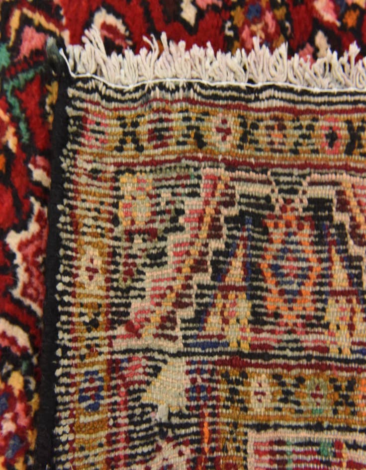 Detail image of  3' 8 x 9' 5  Hand Knotted Hossainabad Persian Wool Runner Rug
