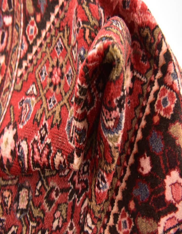 Detail image of  3' 6 x 10' 4  Hand Knotted Hossainabad Persian Wool Runner Rug