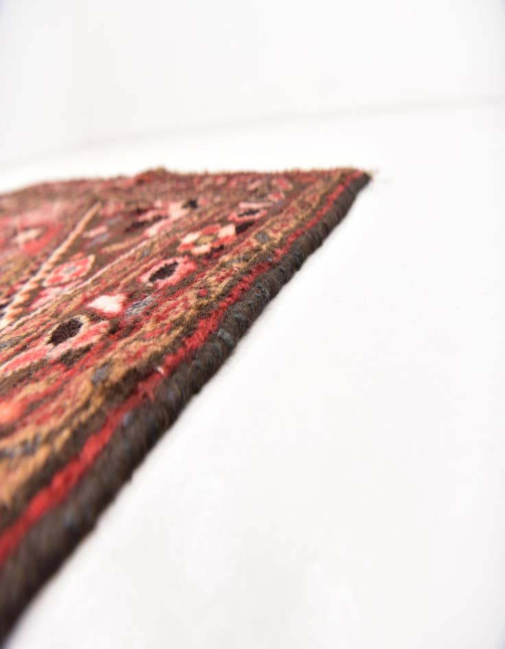 Detail image of  3' 6 x 10' 4  Hand Knotted Hossainabad Persian Wool Runner Rug