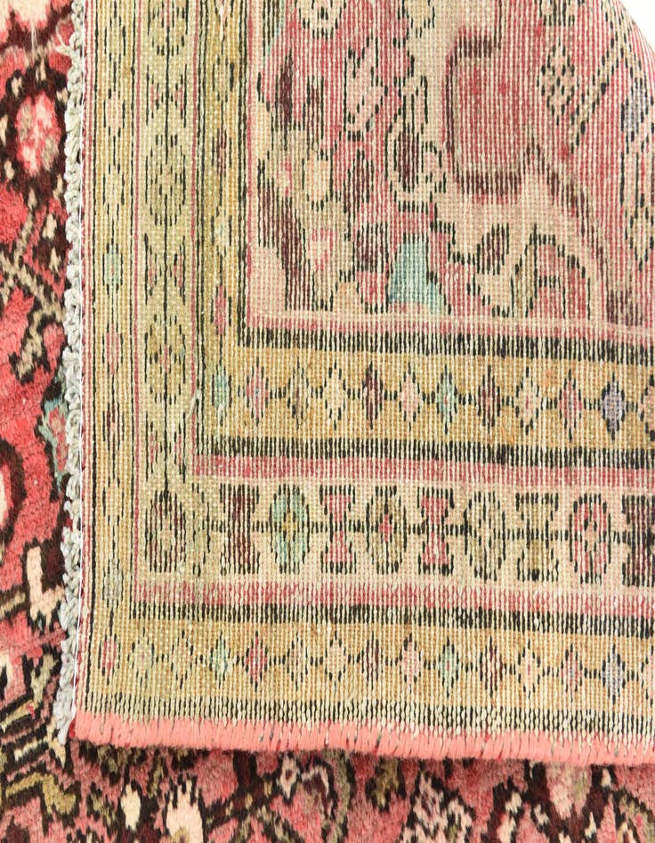 Detail image of  3' 6 x 10' 2  Hand Knotted Hossainabad Persian Wool Runner Rug