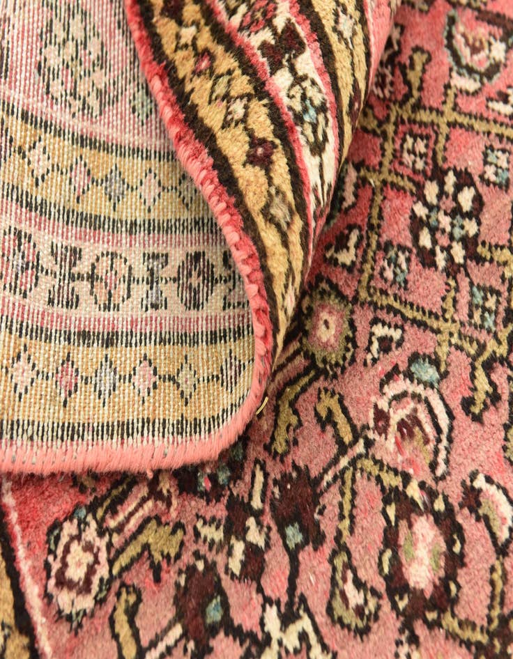 Detail image of  3' 6 x 10' 2  Hand Knotted Hossainabad Persian Wool Runner Rug