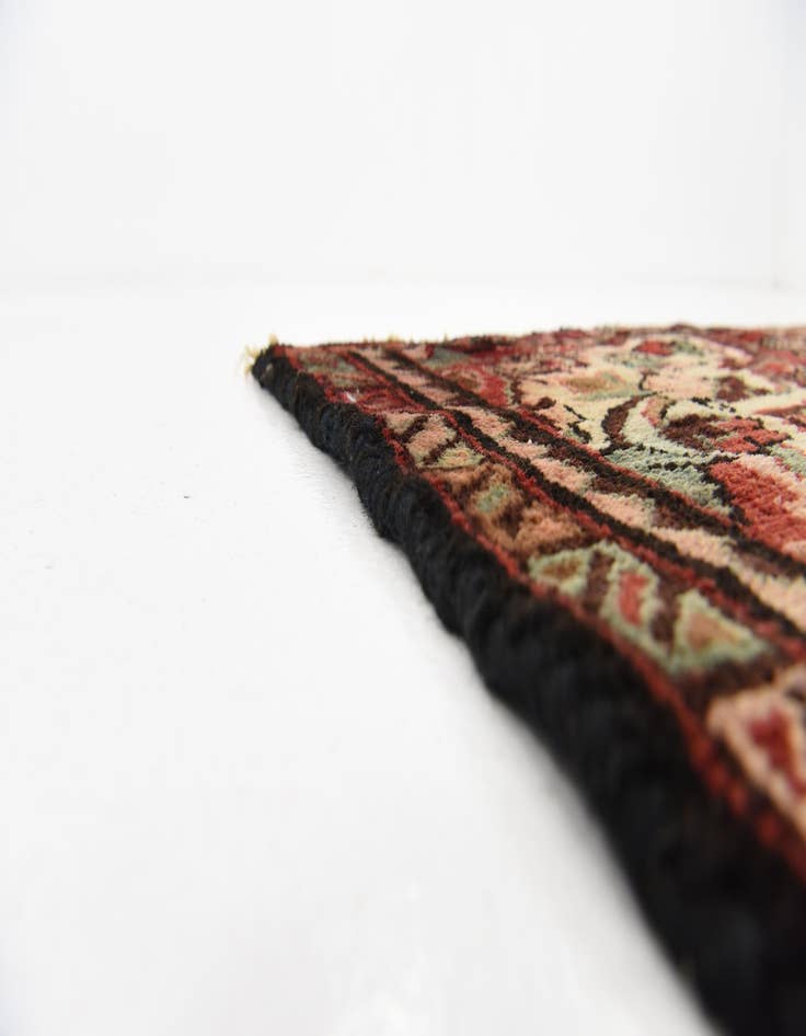 Detail image of  3' 11 x 10' 1  Hand Knotted Hossainabad Persian Wool Runner Rug