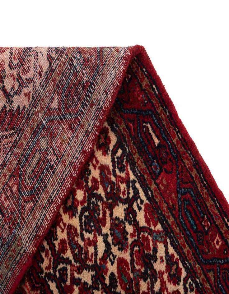Detail image of  3' 8 x 10' 3 Hossainabad Wool Runner Rug
