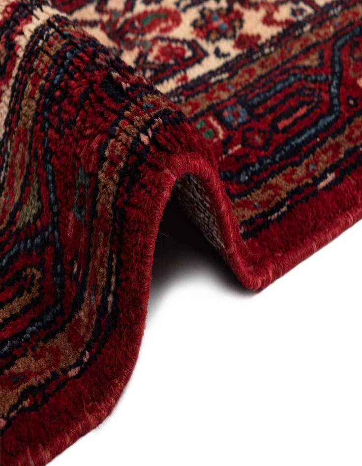 Detail image of  3' 8 x 10' 3 Hossainabad Wool Runner Rug