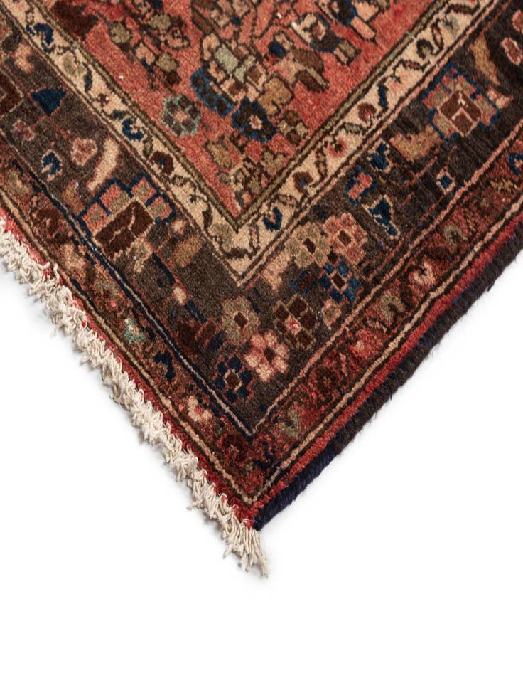 Detail image of  3' 7 x 9' 11 Hossainabad Wool Runner Rug