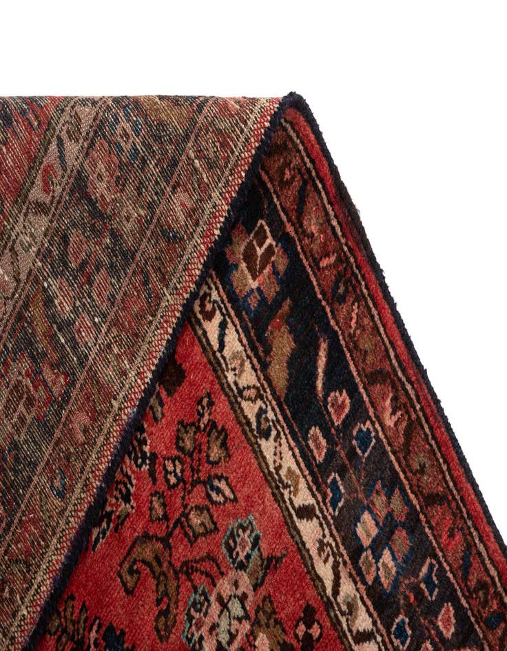 Detail image of  3' 7 x 9' 11 Hossainabad Wool Runner Rug