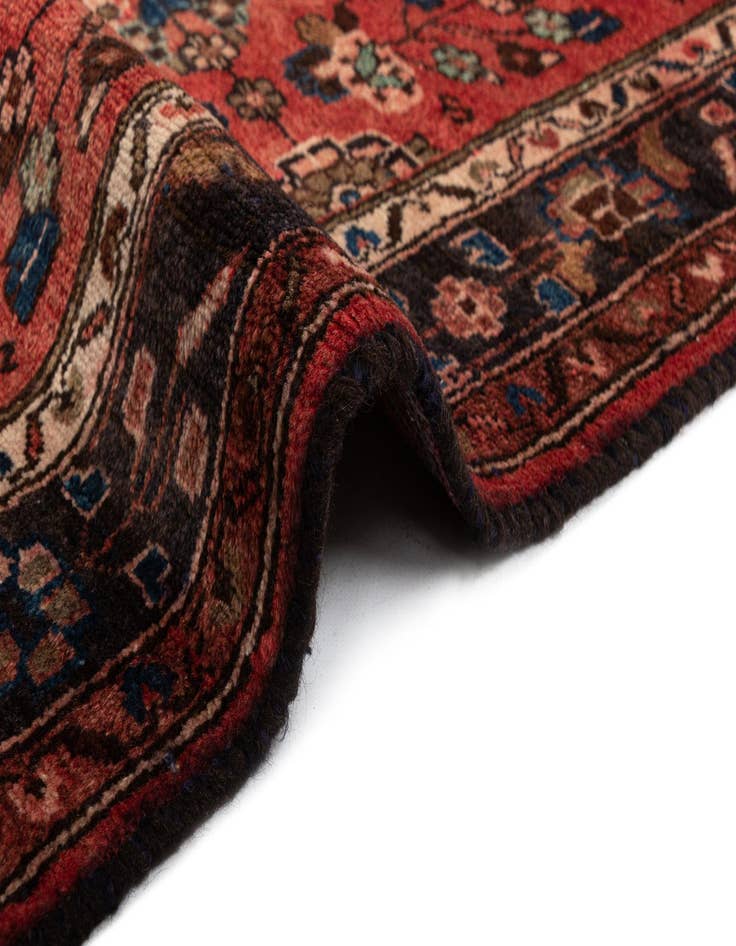 Detail image of  3' 7 x 9' 11 Hossainabad Wool Runner Rug