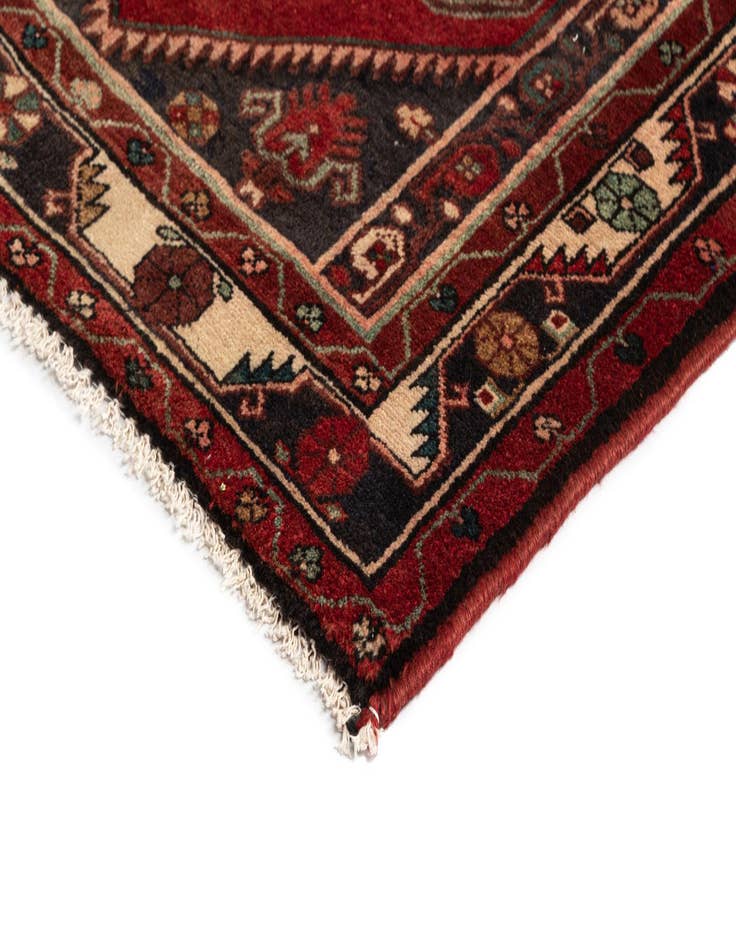 Detail image of  3' 5 x 10' 7 Hossainabad Wool Runner Rug