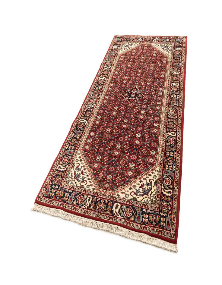 Detail image of  5' 2 x 10' 7 Hossainabad Wool Runner Rug