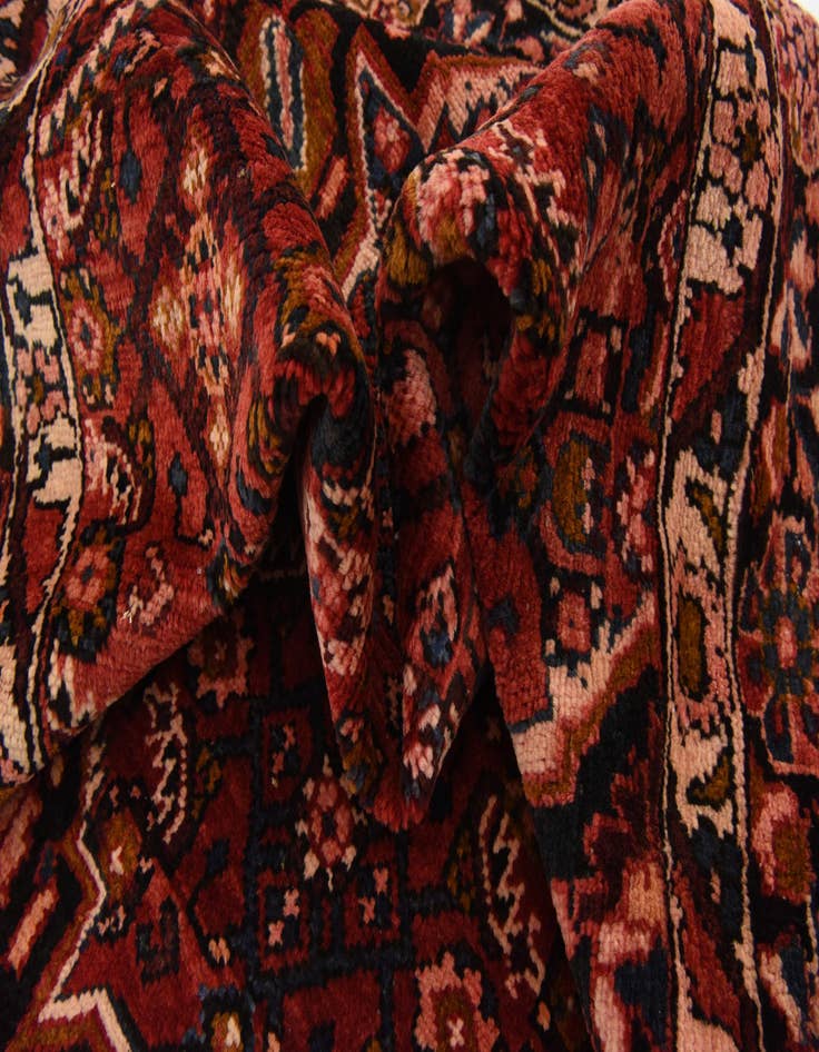 Detail image of  5' 5 x 11' 5  Hand Knotted Hossainabad Persian Wool Runner Rug