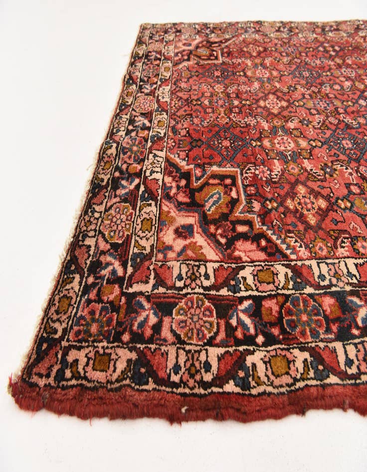 Detail image of  5' 5 x 11' 5  Hand Knotted Hossainabad Persian Wool Runner Rug