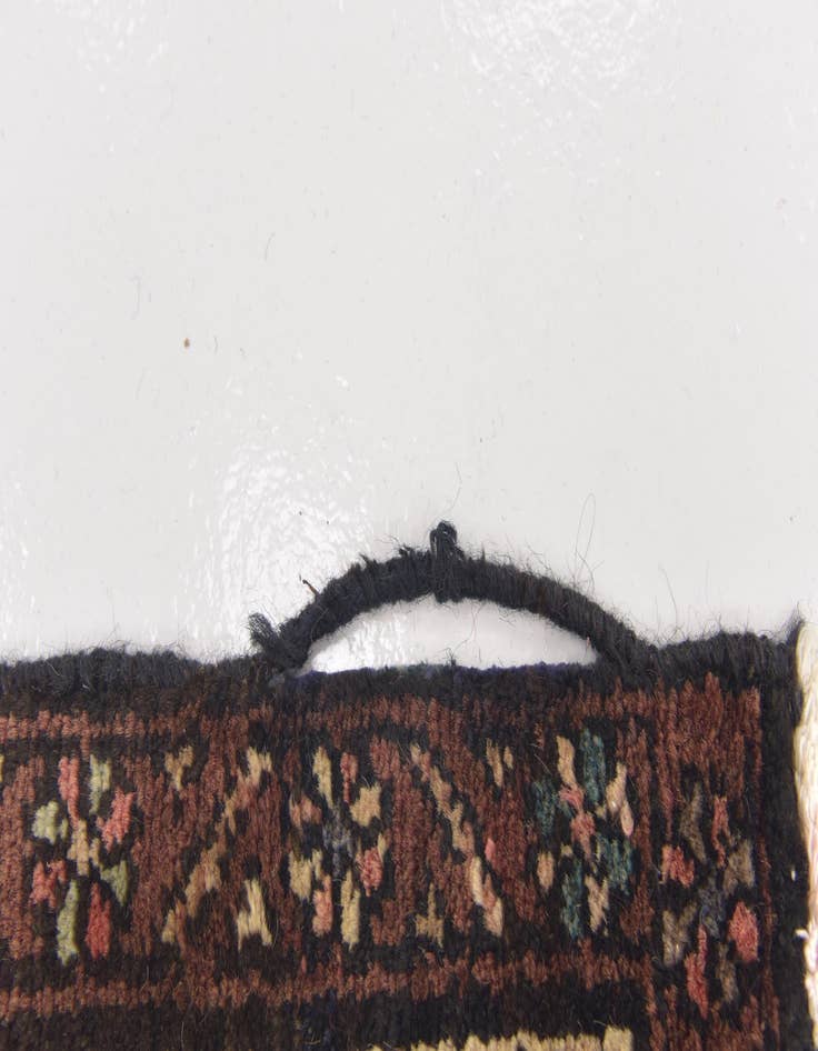 Detail image of  4' 5 x 10' 10  Hand Knotted Hossainabad Persian Wool Runner Rug