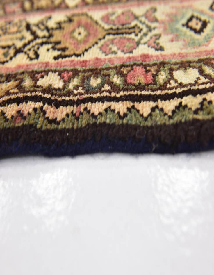Detail image of  5' x 10' 5  Hand Knotted Hossainabad Persian Wool Runner Rug