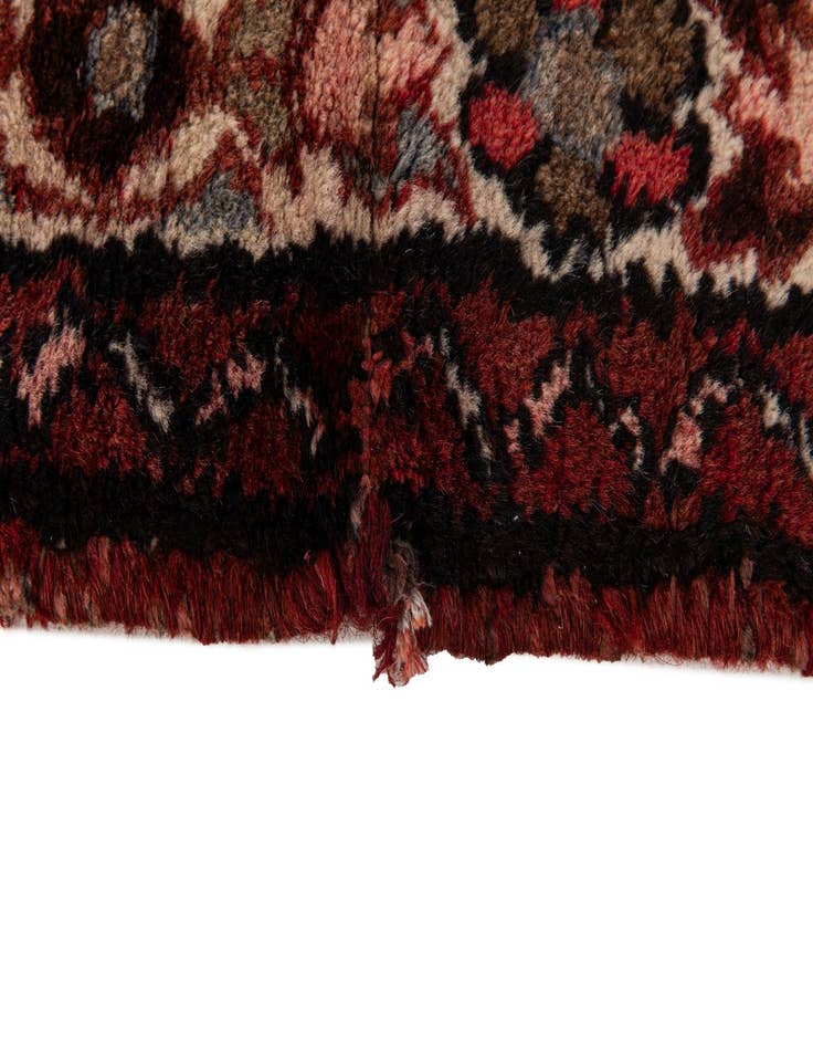 Detail image of 3' 5 x 9' 10 Hossainabad Wool Runner Rug