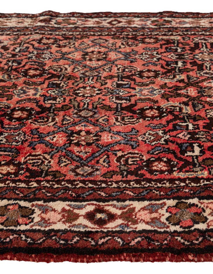 Detail image of 3' 5 x 9' 10 Hossainabad Wool Runner Rug