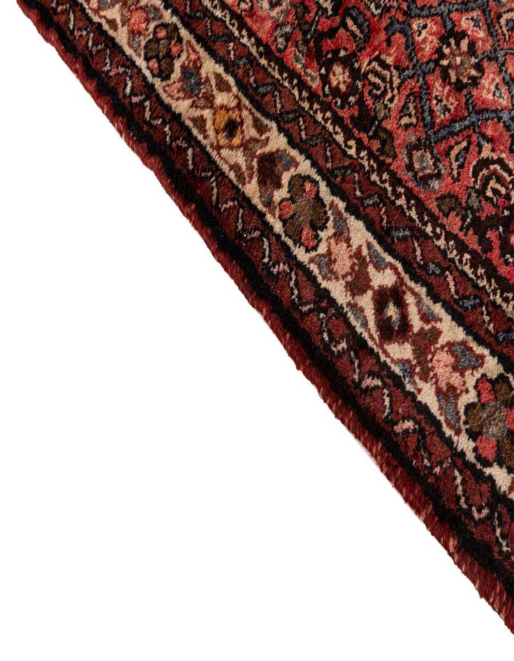 Detail image of 3' 5 x 9' 10 Hossainabad Wool Runner Rug