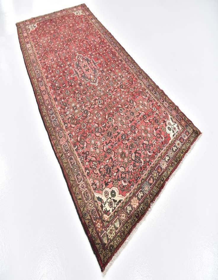 Detail image of  4' 10 x 10' 3 Hossainabad Wool Runner Rug