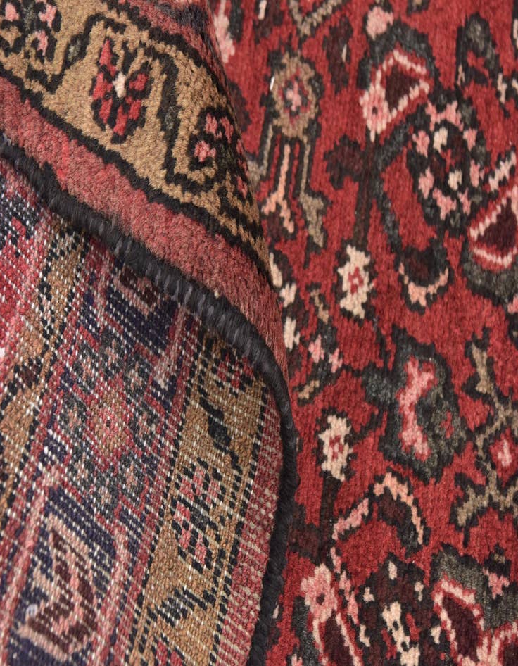 Detail image of  4' 10 x 10' 3 Hossainabad Wool Runner Rug