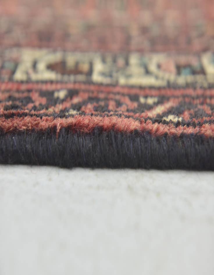 Detail image of  3' 9 x 10'  Hand Knotted Hossainabad Persian Wool Runner Rug