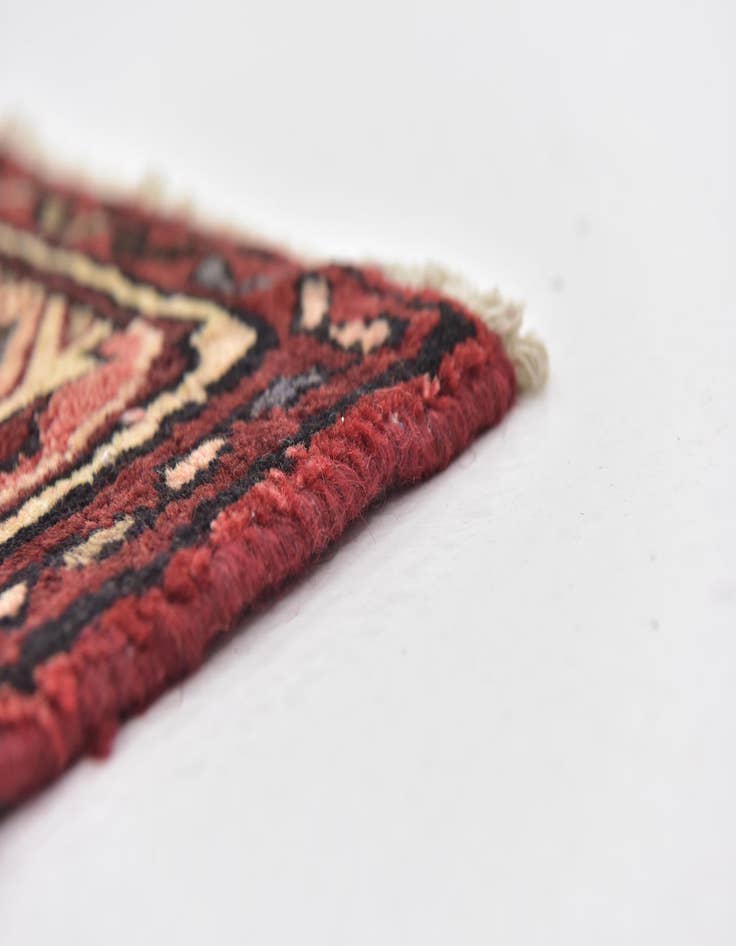 Detail image of  3' 9 x 10' 5  Hand Knotted Hossainabad Persian Wool Runner Rug